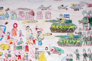 dibujo 2 niño palestino